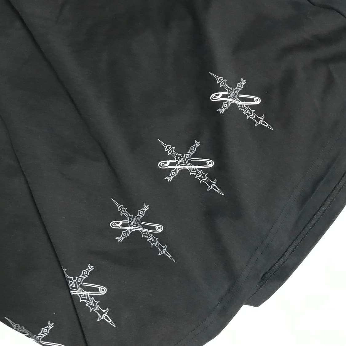 중브 펑크 고스룩 중성계 반팔 빈티지 티셔츠 넥타이 y2k 상품이미지4