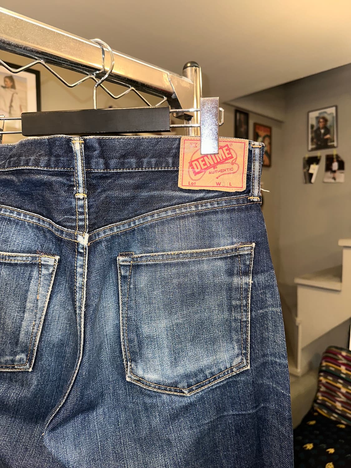 Denime Selvedge destroyed denim pants 상품이미지9