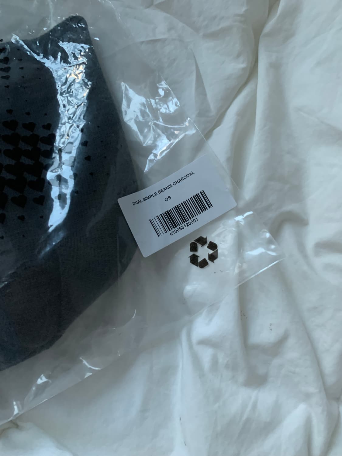 (새상품) 코이세이오 듀얼 심플 비니 차콜 상품이미지3