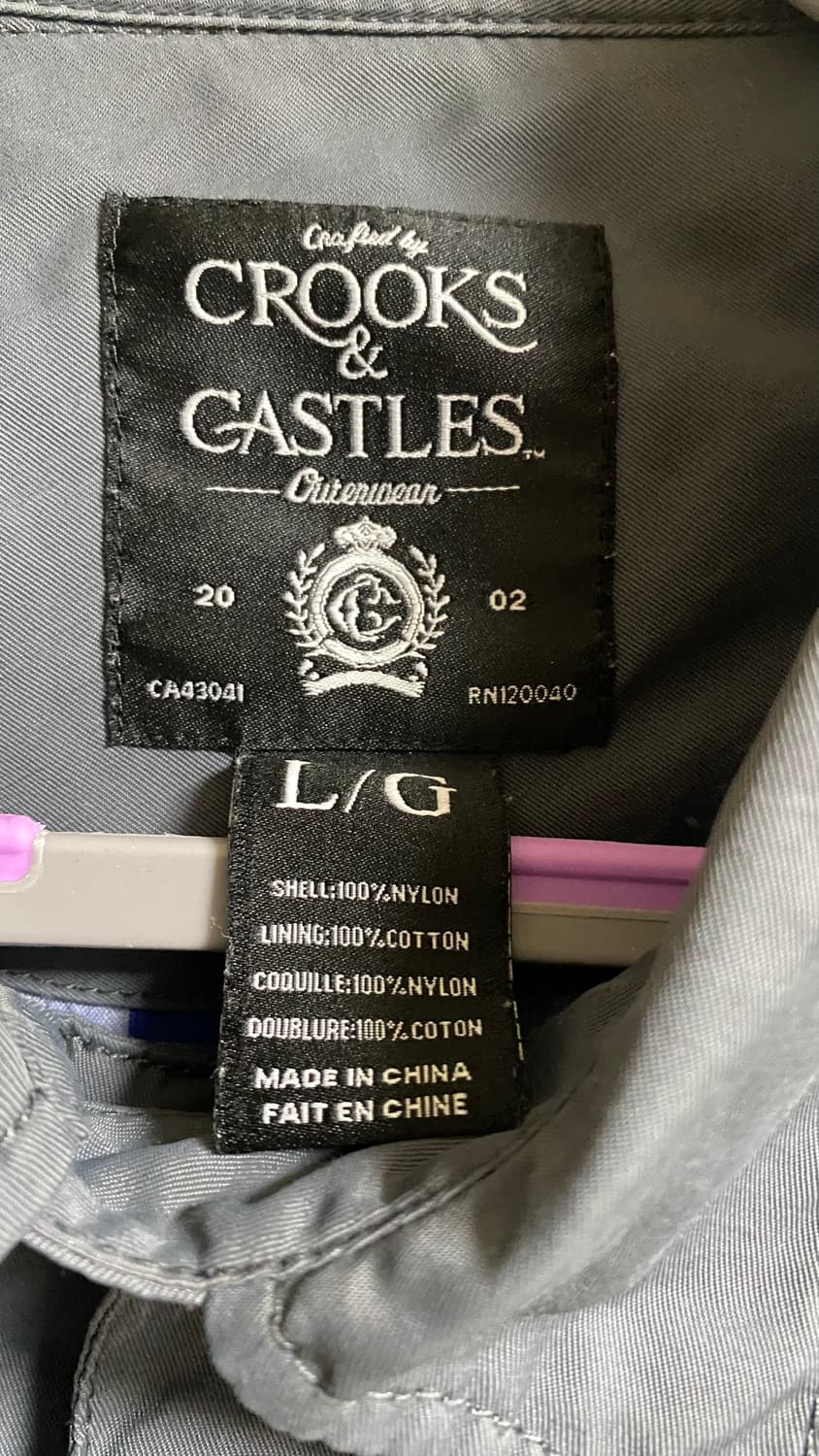 Crooks & Castles 자켓 사이즈 라지 L 상품이미지2