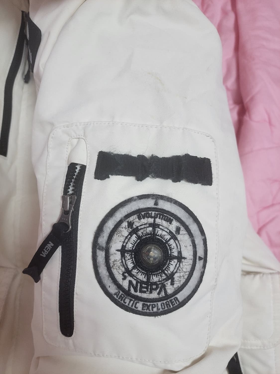 급처상태양호!네파 알라스카 유틸리티다운오리털 전지현 패딩 스톤아일랜드느낌 상품이미지8