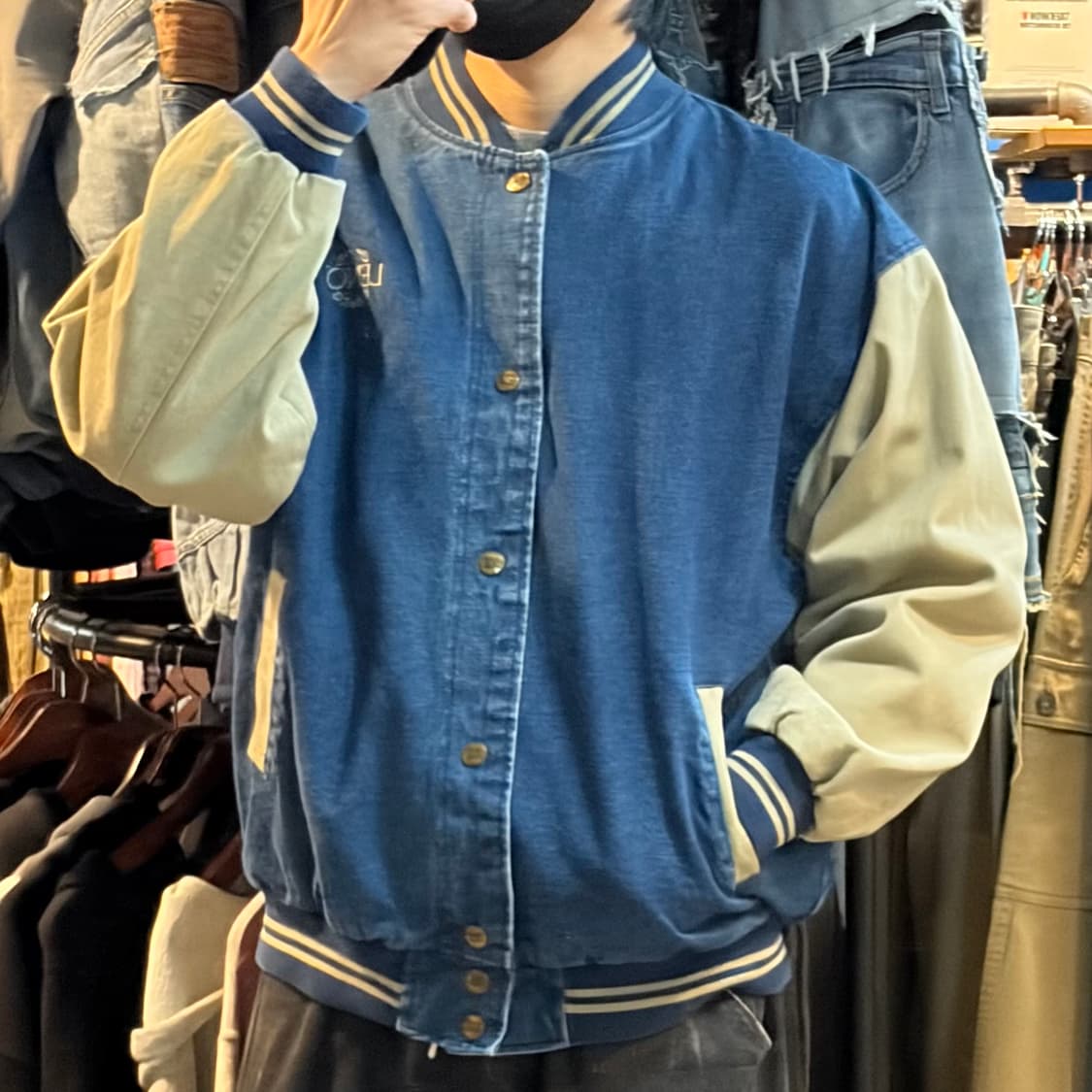 [NO.9] VTG 데님 바시티 자켓 상품이미지2