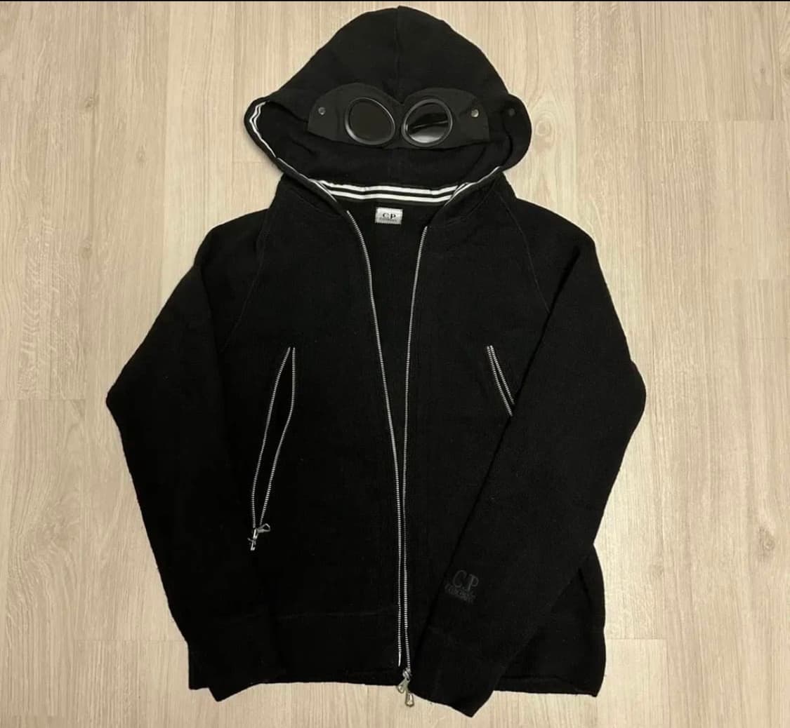 Cp 컴퍼니 고글 투웨이 니트집업 상품이미지3