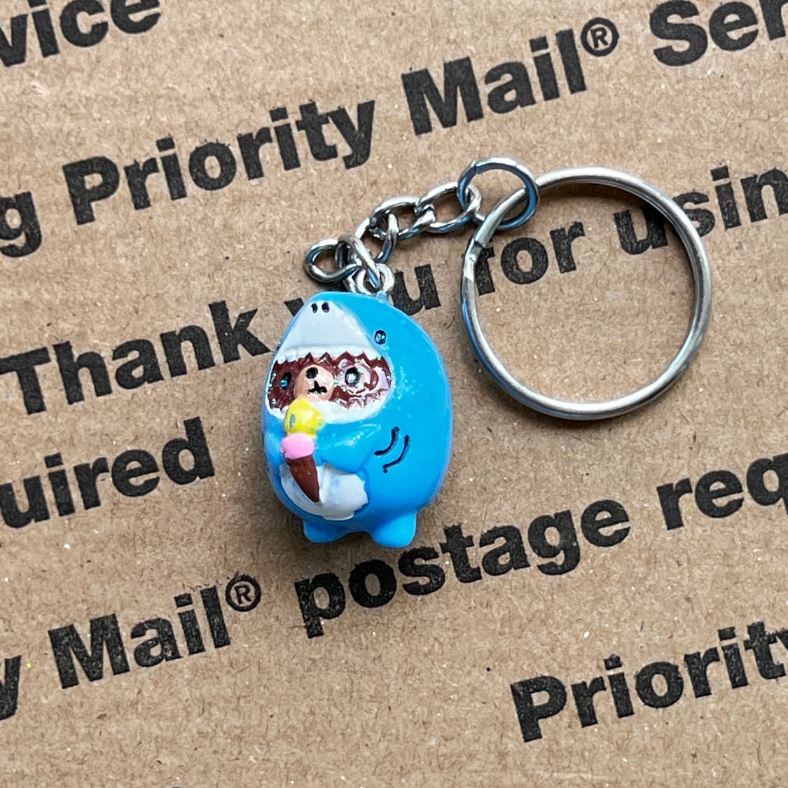 90s vtg Baby Shark Figure Keyring 상품이미지2