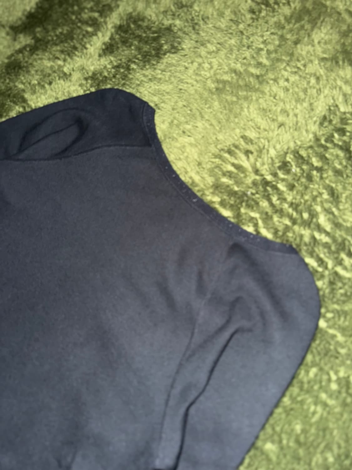 00s 히스테릭 글래머 글리터 로고 롱슬리브 원피스 블랙 상품이미지8