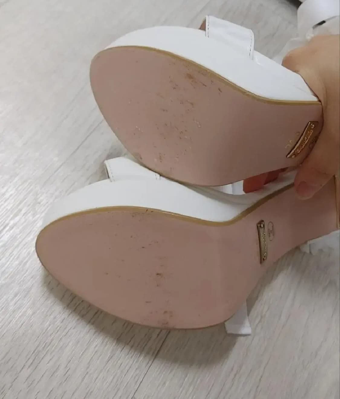 히메갸루빈티지리본미들힐하이힐일브대장달천샌들240245y2k핀터깔하이틴펑크 상품이미지5