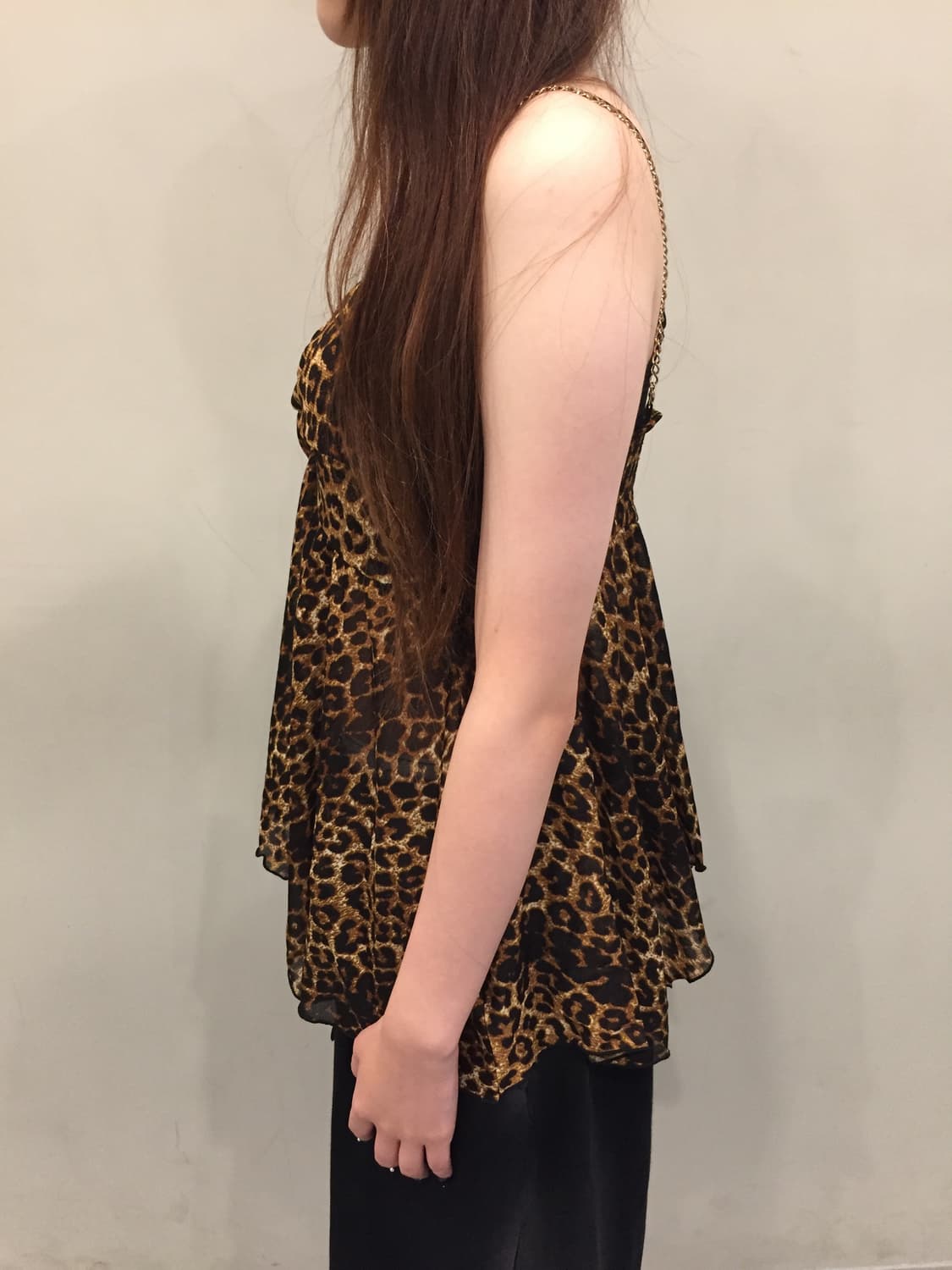 Sky Bomber Leopard Gyaru Top 상품이미지4