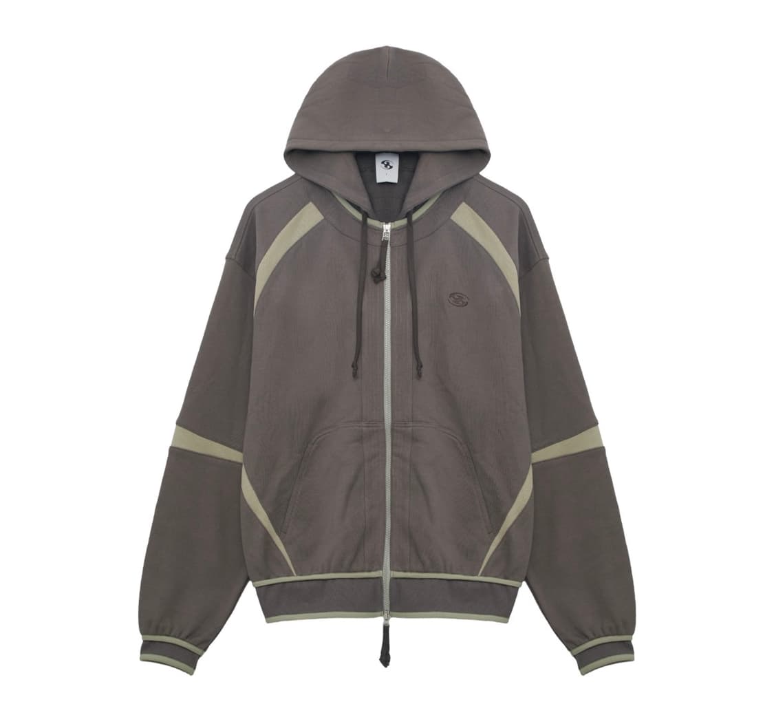 산산기어 OBLIQUE HOODIE ZIP-UP 상품이미지1