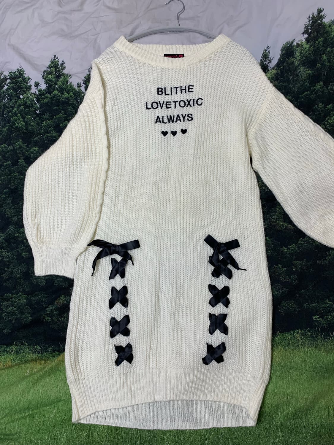 러브톡식 lovetoxic 니트 원피스 상품이미지1