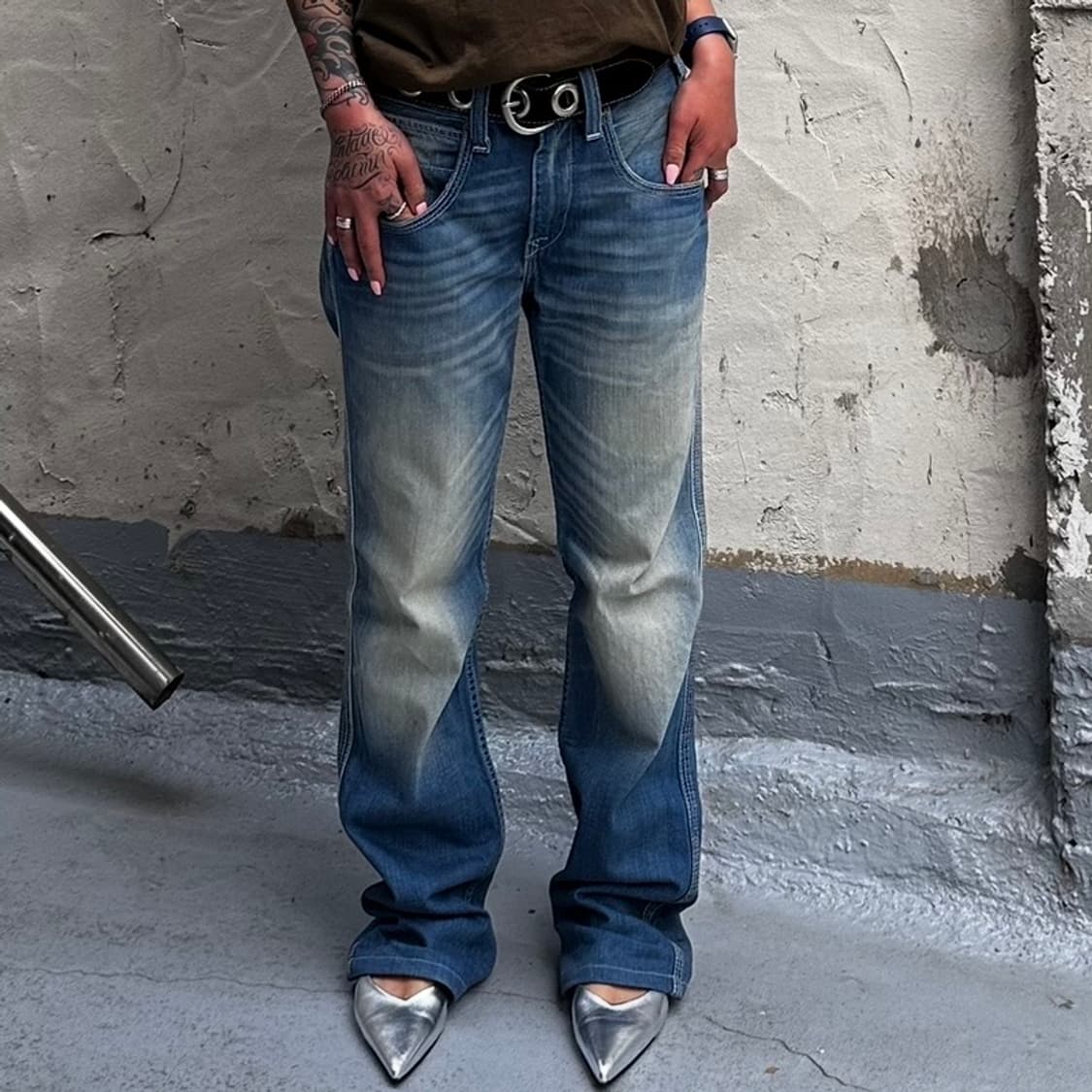 리바이스504 빈티지 페이드 데님 팬츠(32) 상품이미지1