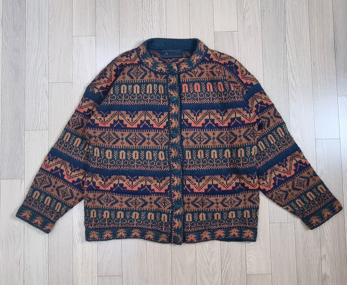 MARIATEX 알파카100% 노르딕패턴 가디건 Free _ 여성 상품이미지1