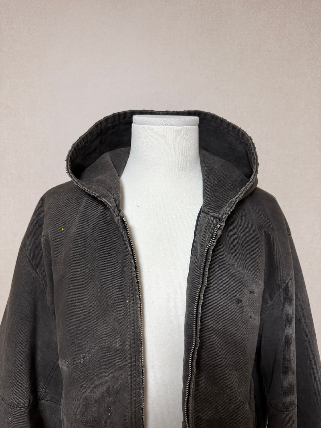 Vuja De Beck Destroyed Hooded Bomber 상품이미지2