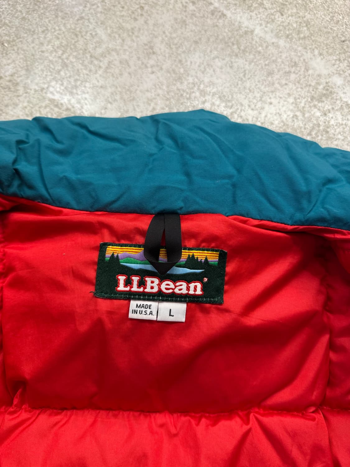 90s 엘엘빈 다운 숏패딩 상품이미지8