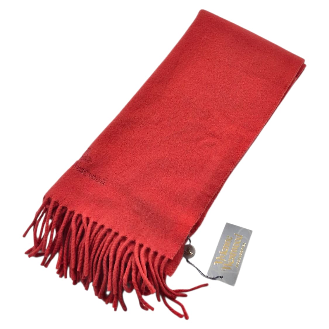 06s 비비안 웨스트우드 딸기 우유 울 머플러 상품이미지5