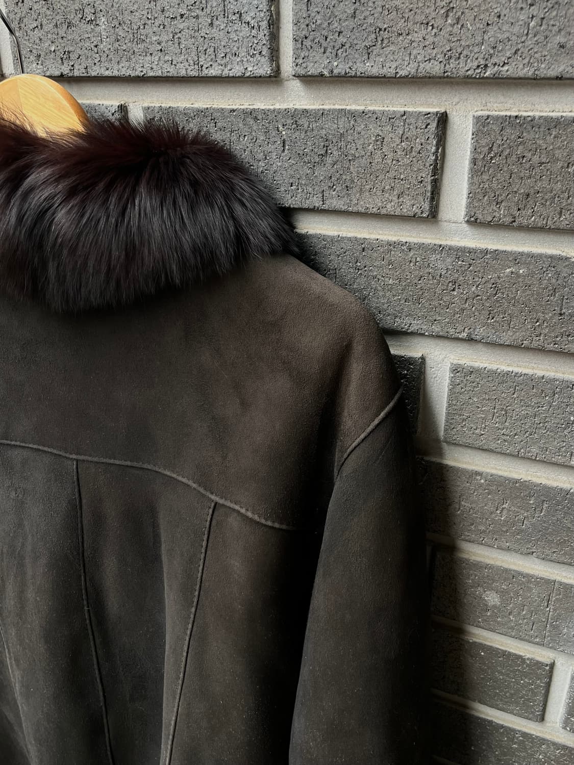 90s PIERRE CARDIN 피에르가르뎅 램스킨 자켓 상품이미지9