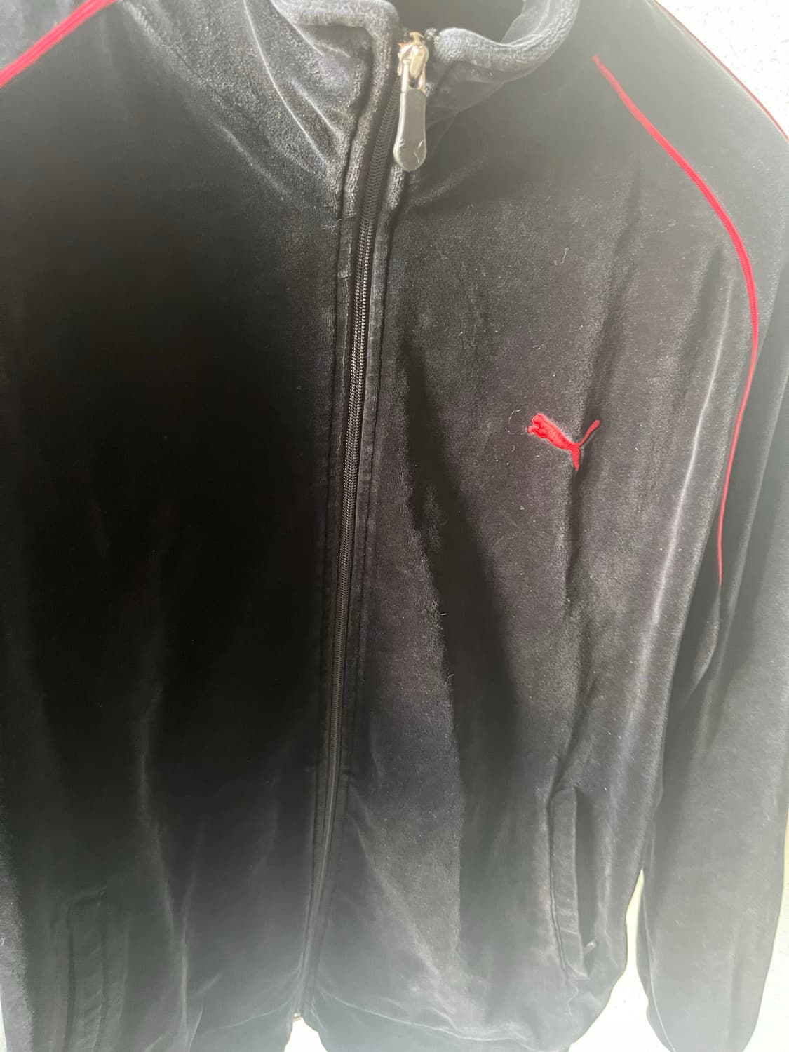 푸마 벨벳 트랙 자켓 블랙 상품이미지3