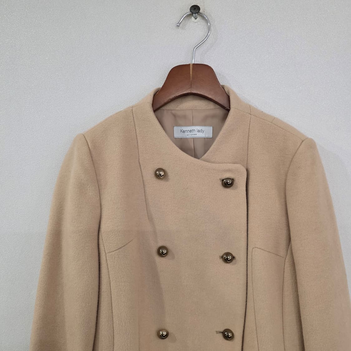 Kenneth Lady 더블 버튼 코트 38사이즈 상품이미지3