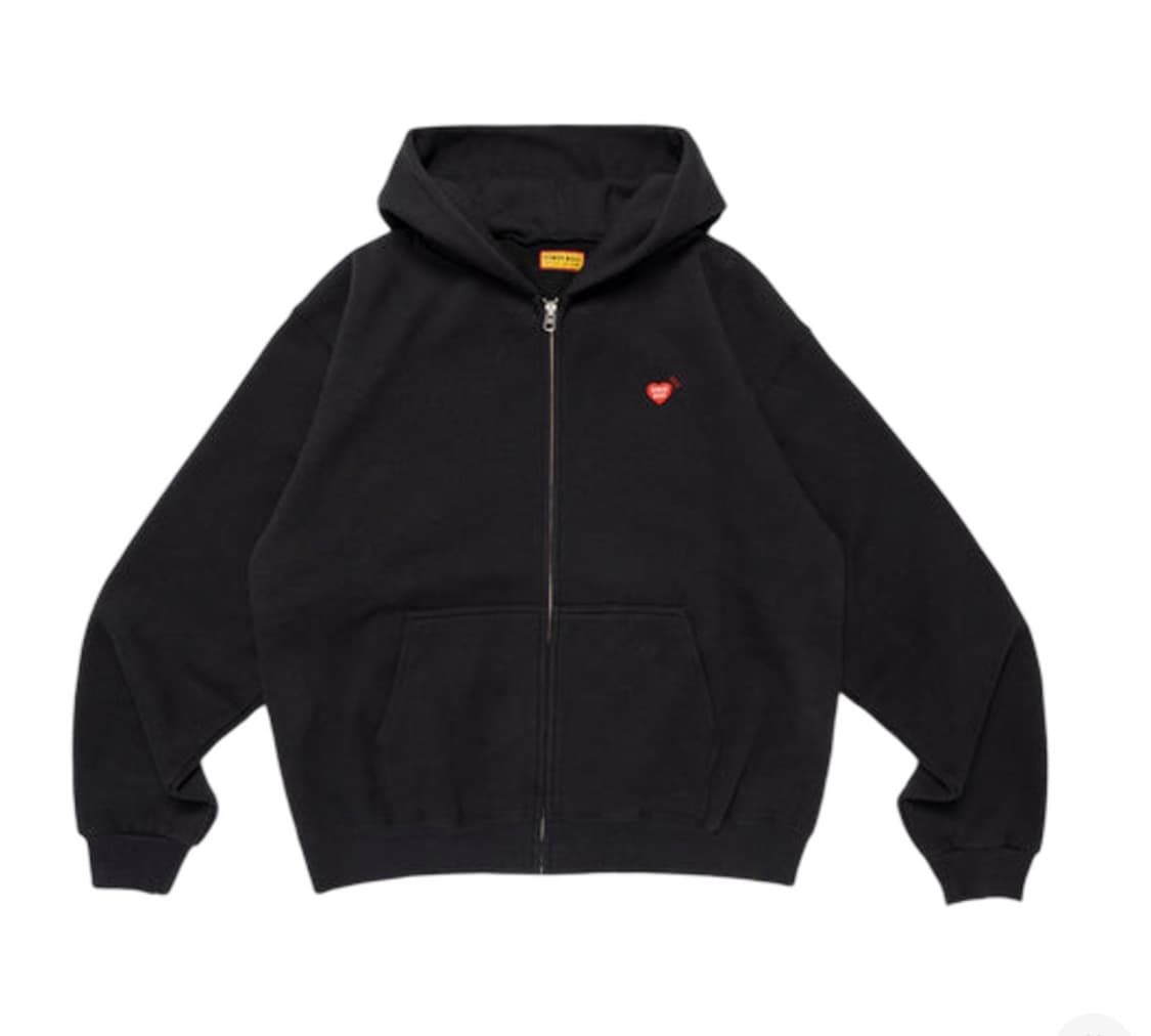 미착용 새상품)) 휴먼메이드 집업 블랙 m 상품이미지1