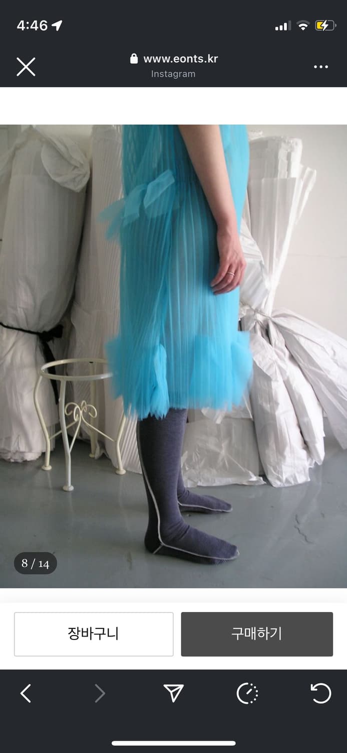 2024 SHASHA dress - aqua blue 상품이미지2