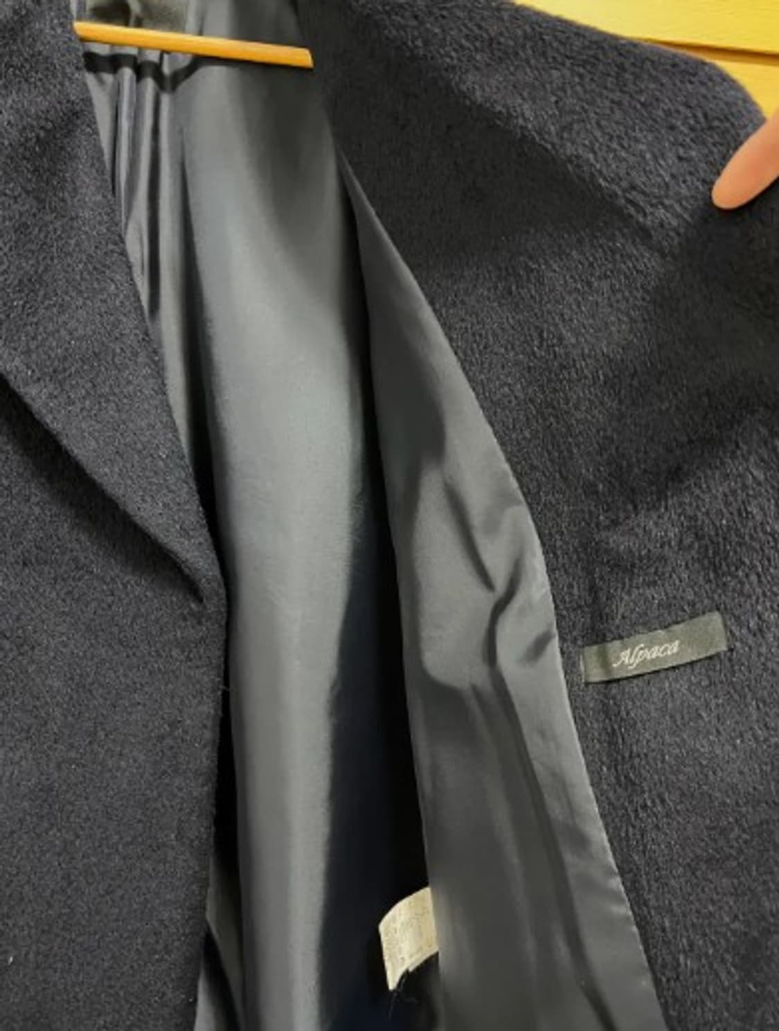 리스트 여성 네이비 울알파카코트 85(55) 상품이미지4