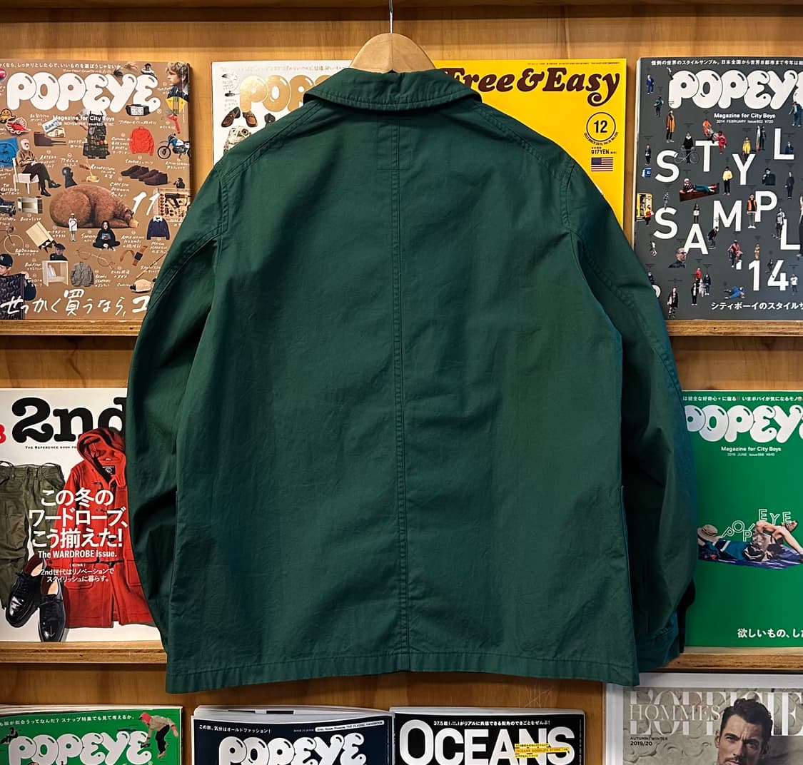 단톤 라운드 카라 그린 자켓 상품이미지3