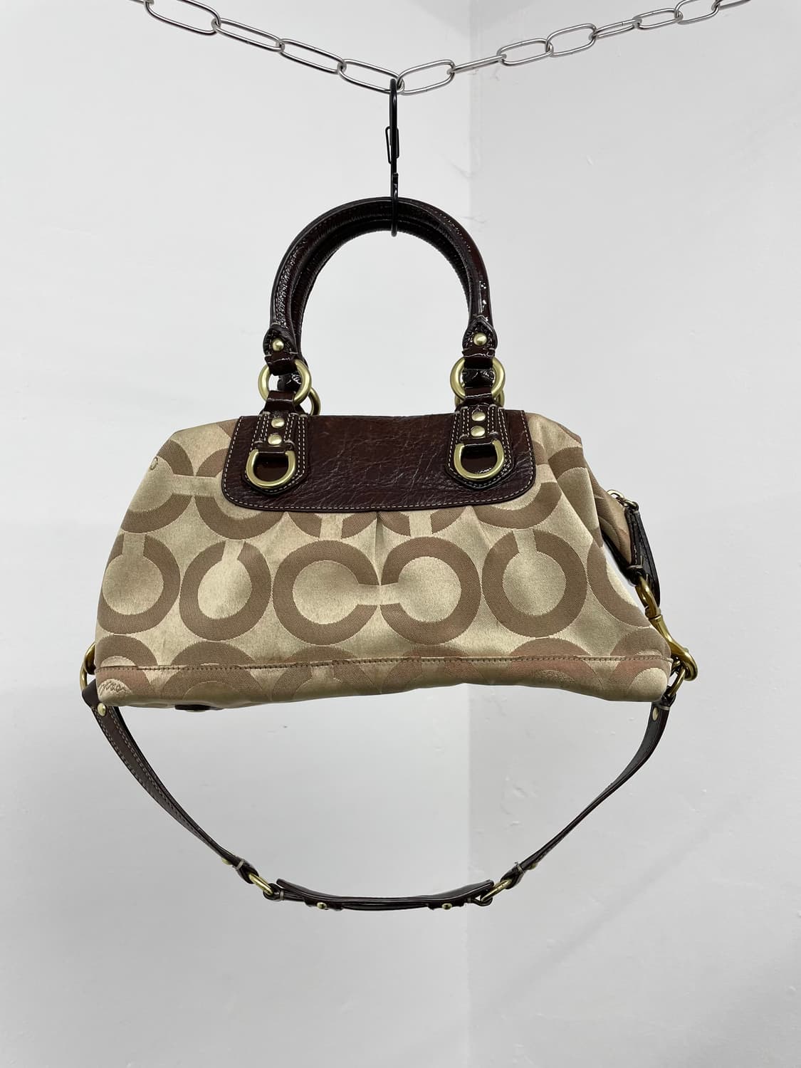 코치 시그니처 자카드 키링 숄더백 상품이미지8