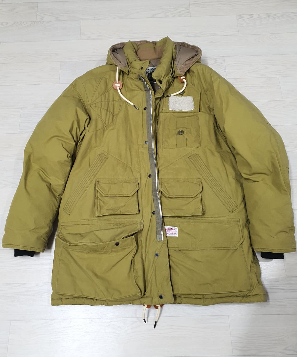 헨리 코튼 스펙테이터 구스 다운 ods 올리브드랩서비스 상품이미지1