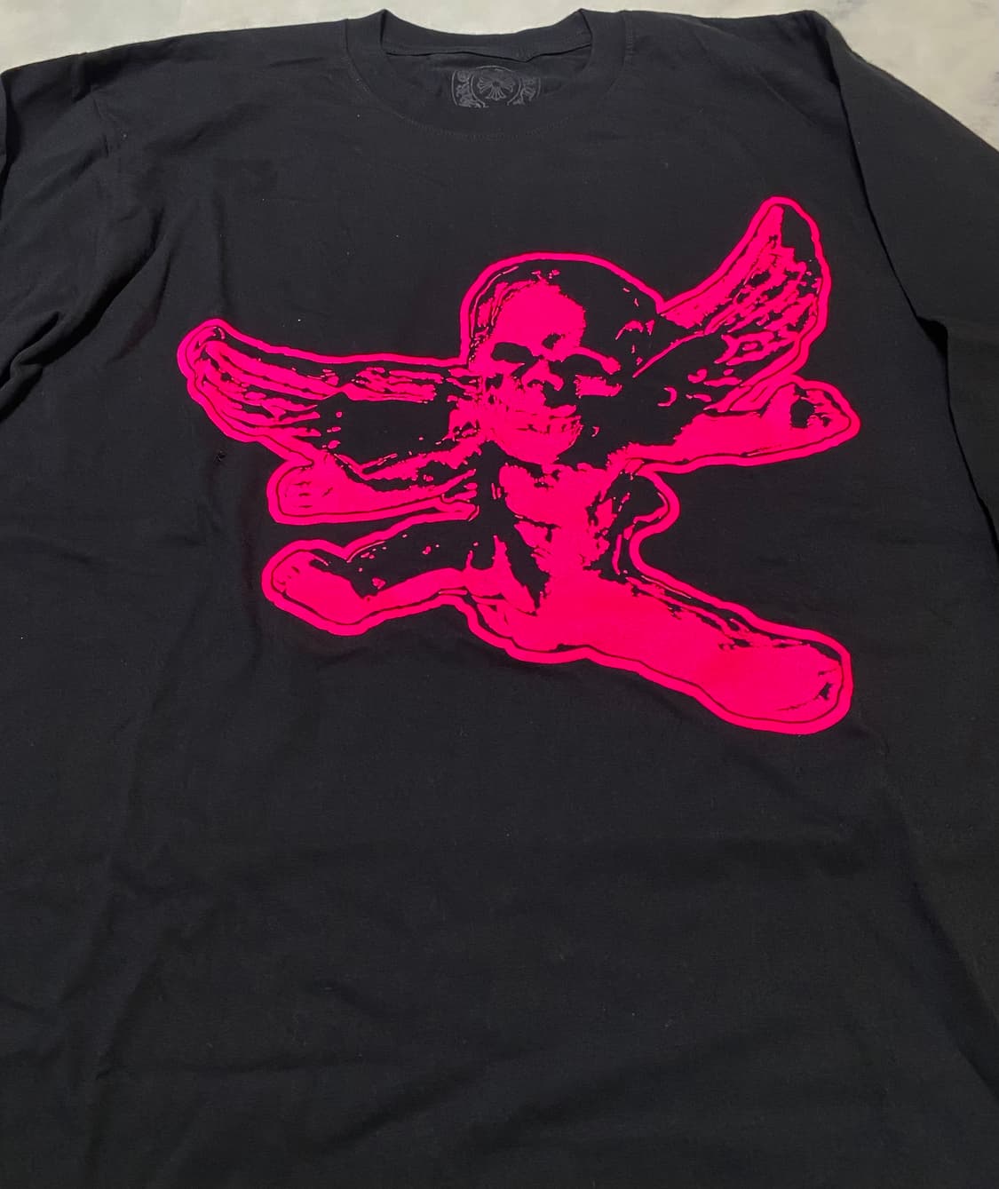 (새제품/XL) 크롬하츠 포티 롱슬리브 티셔츠 신상품 (블랙+핑크) 상품이미지2