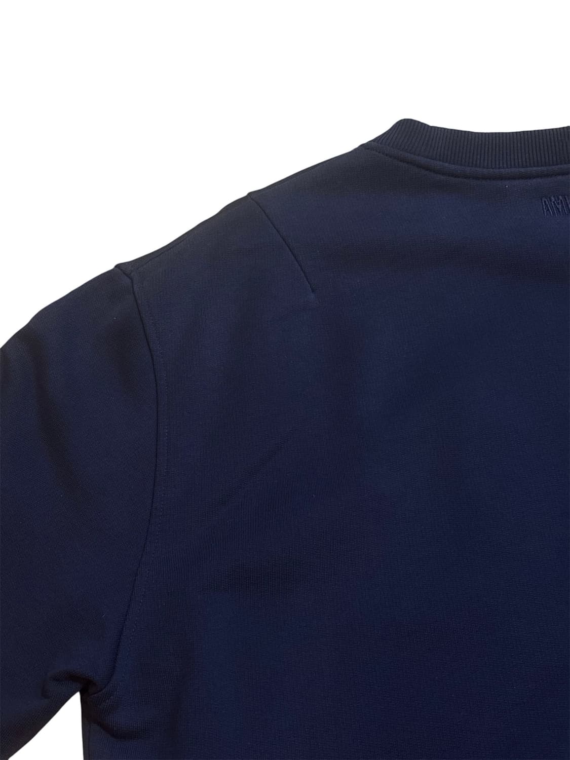 AMI 헤비 웨이트 맨투맨 네이비 상품이미지3