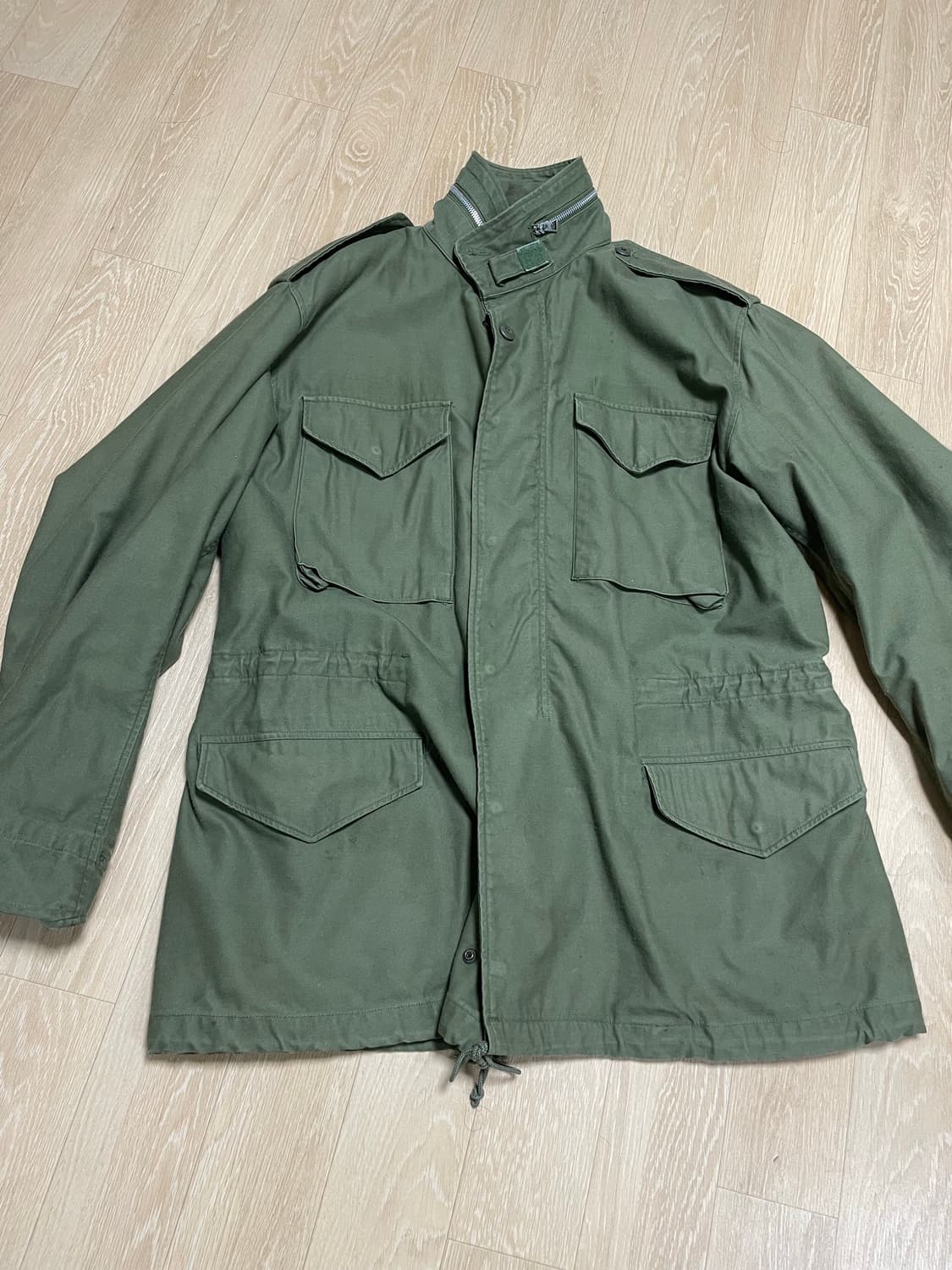 (L/L추정)오리지널 M-65 필드자켓 2세대 은지퍼 상품이미지1