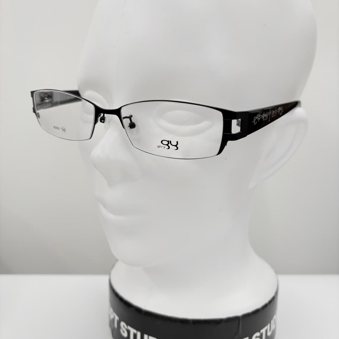 GIVY 기비 블랙 사각 빈티지안경 상품이미지5