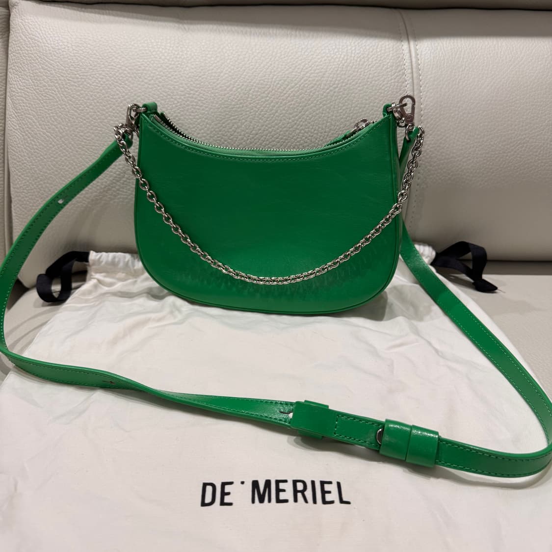 드메리엘 로지백 그린 호보백 상품이미지1