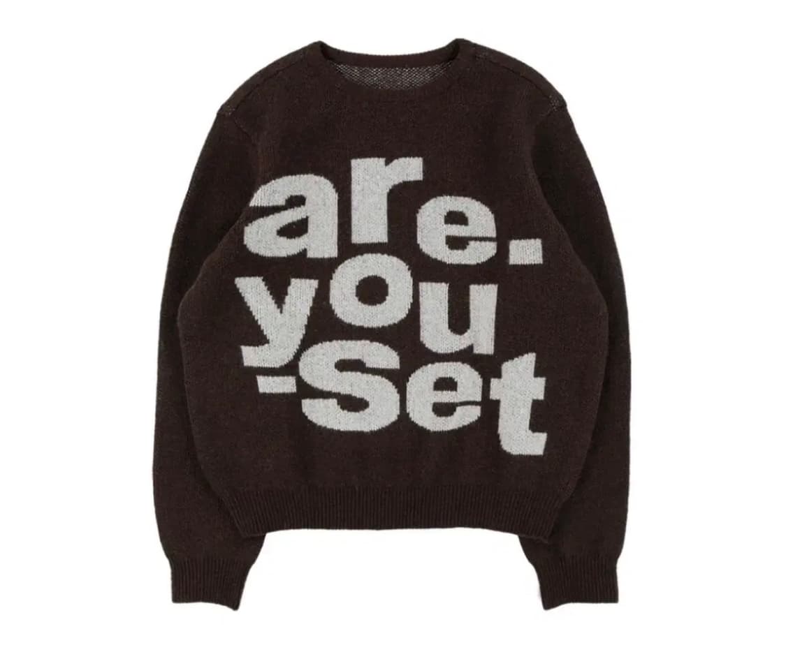 더콜디스트모먼트 브라운 니트 S 상품이미지1