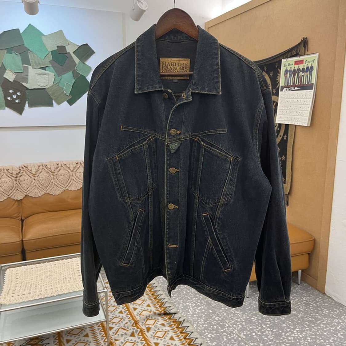 마리떼 프랑소와 저버 빈티지 캐주얼 펑크 데님자켓 105 C11022 상품이미지3