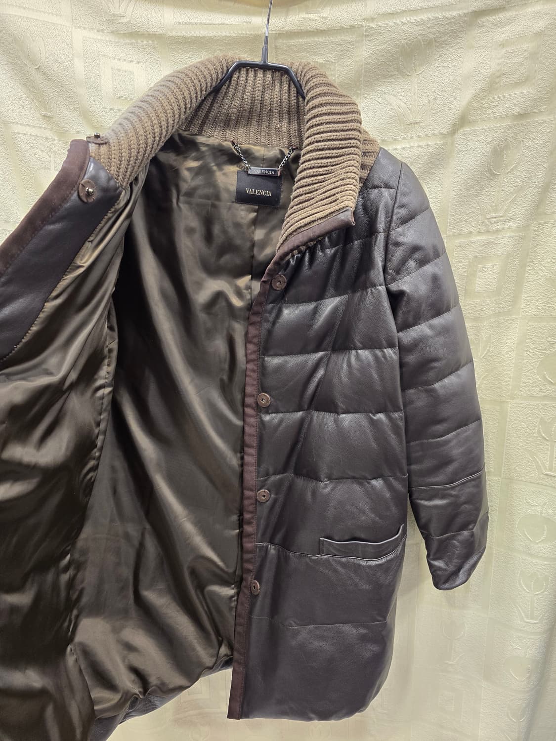 발렌시아 VALENCIA 양가죽 롱 패딩 55(S) 상품이미지7