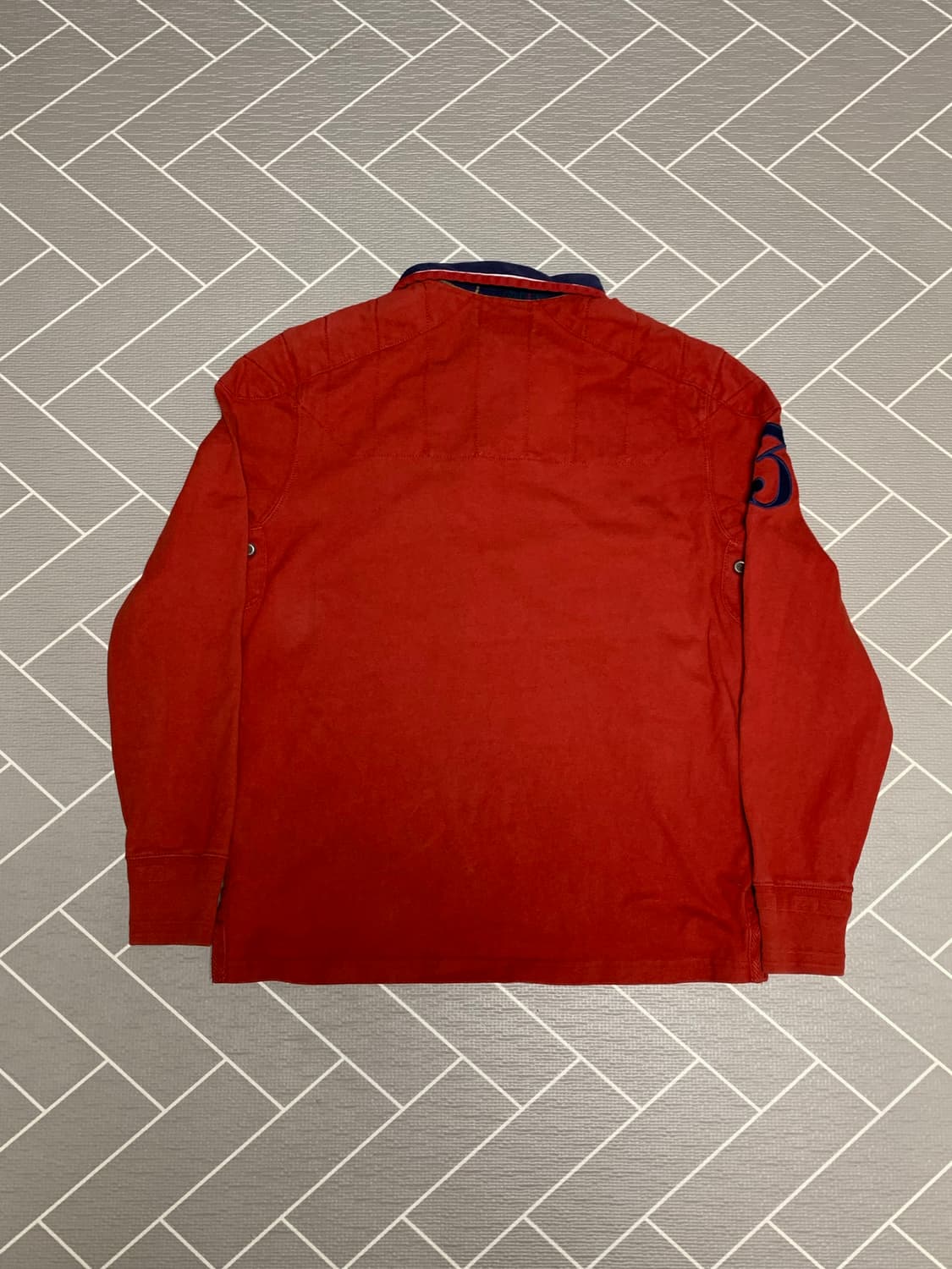 폴로 빅포니 카라티 긴팔 레드 상품이미지3