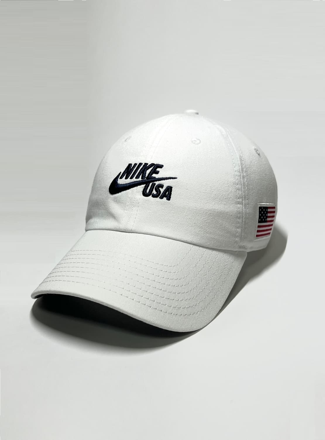 NIKE 나이키 헤리티지86 USA 미국 국대 화이트 볼캡 모자 올림픽 상품이미지1