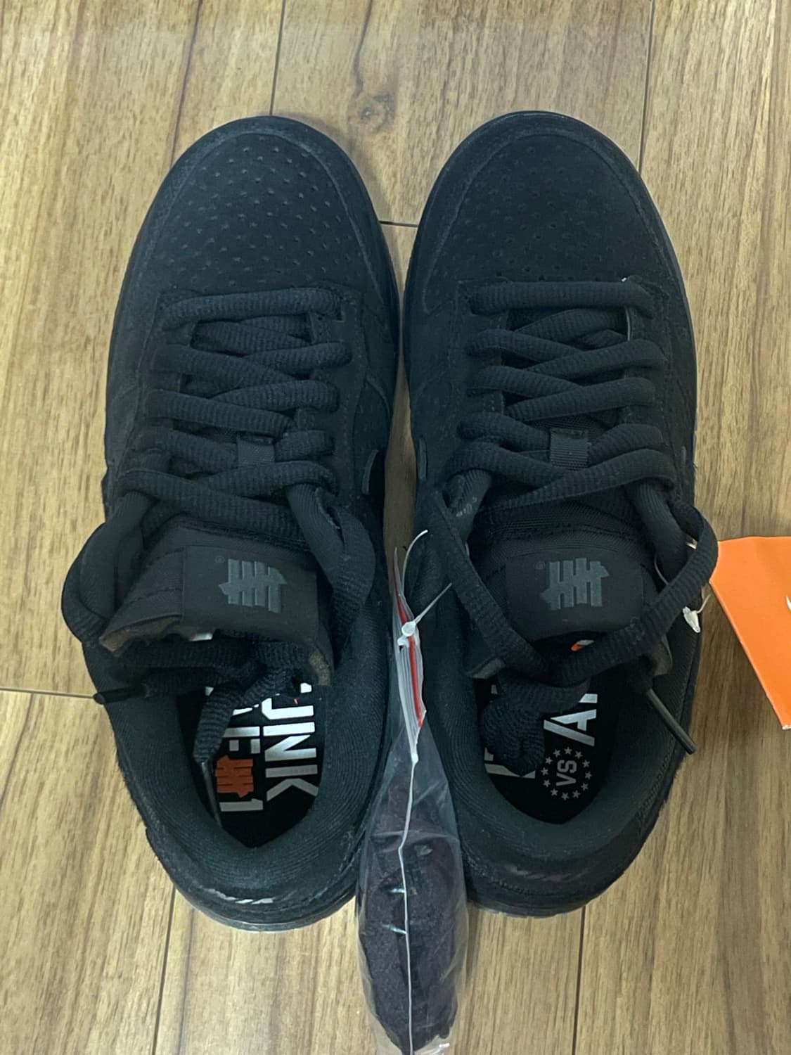 Nike x Undefeated 나이키x언디핏 덩크 로우 블랙 230 상품이미지2