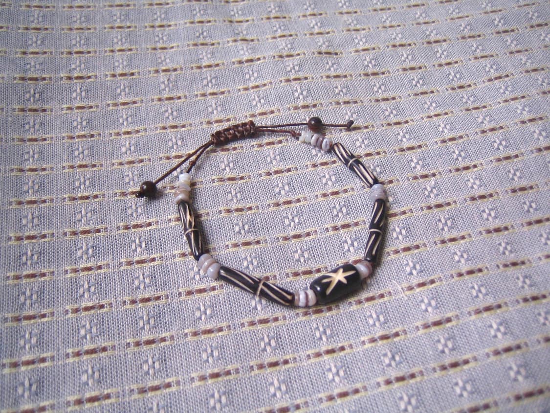 black mist bracelet 블랙 미스트 팔찌 길이조절 매듭 상품이미지5