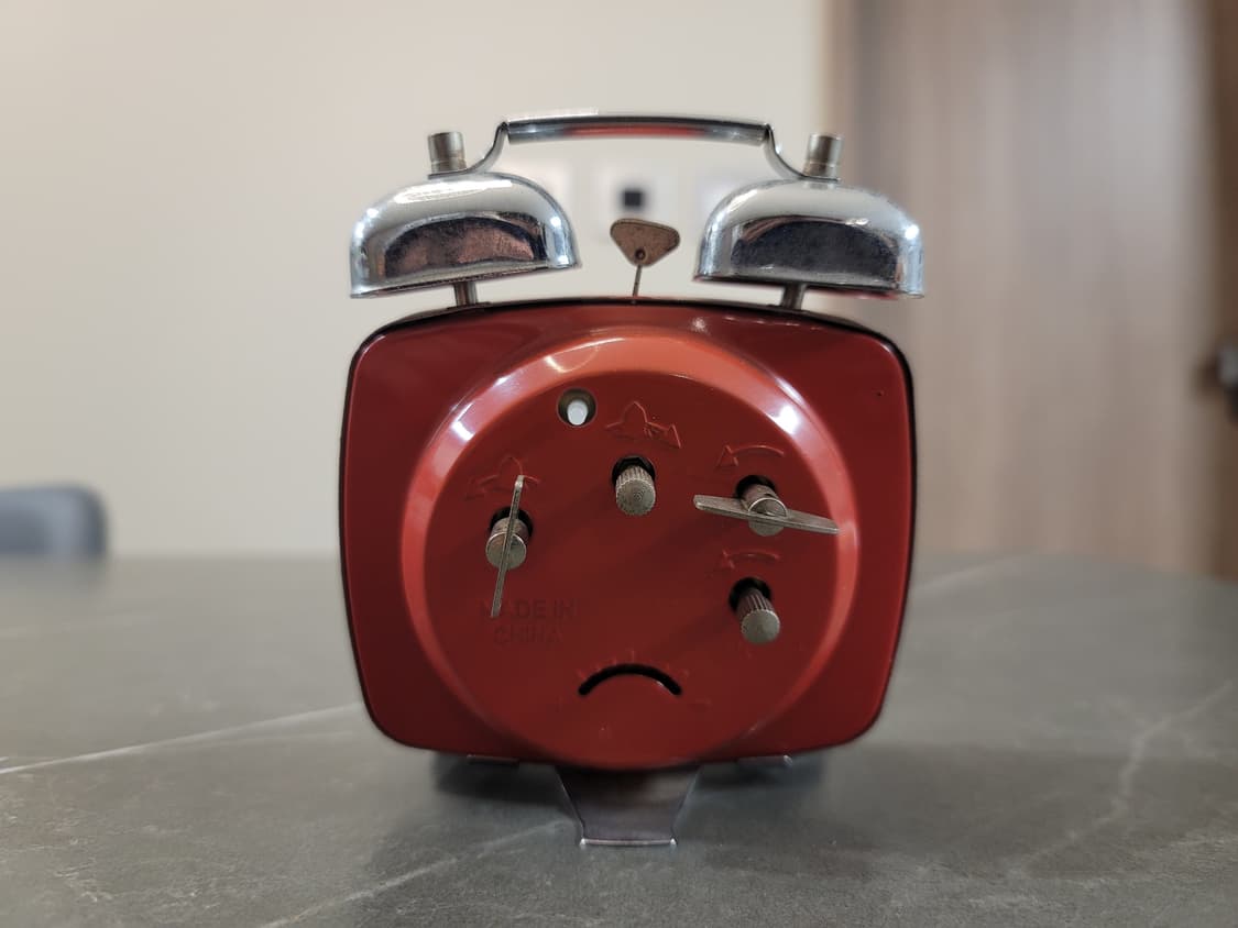 빈티지 태엽 탁상시계 상품이미지2