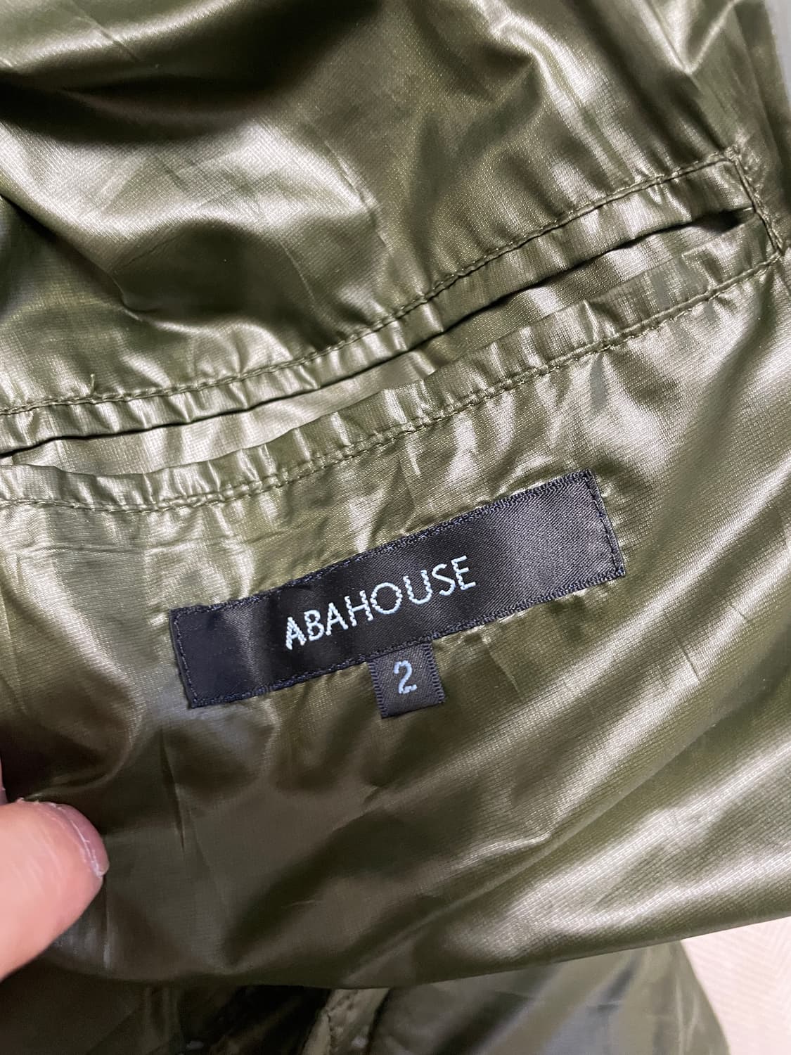 아바하우스 카키 경량 패딩  J03370 상품이미지8