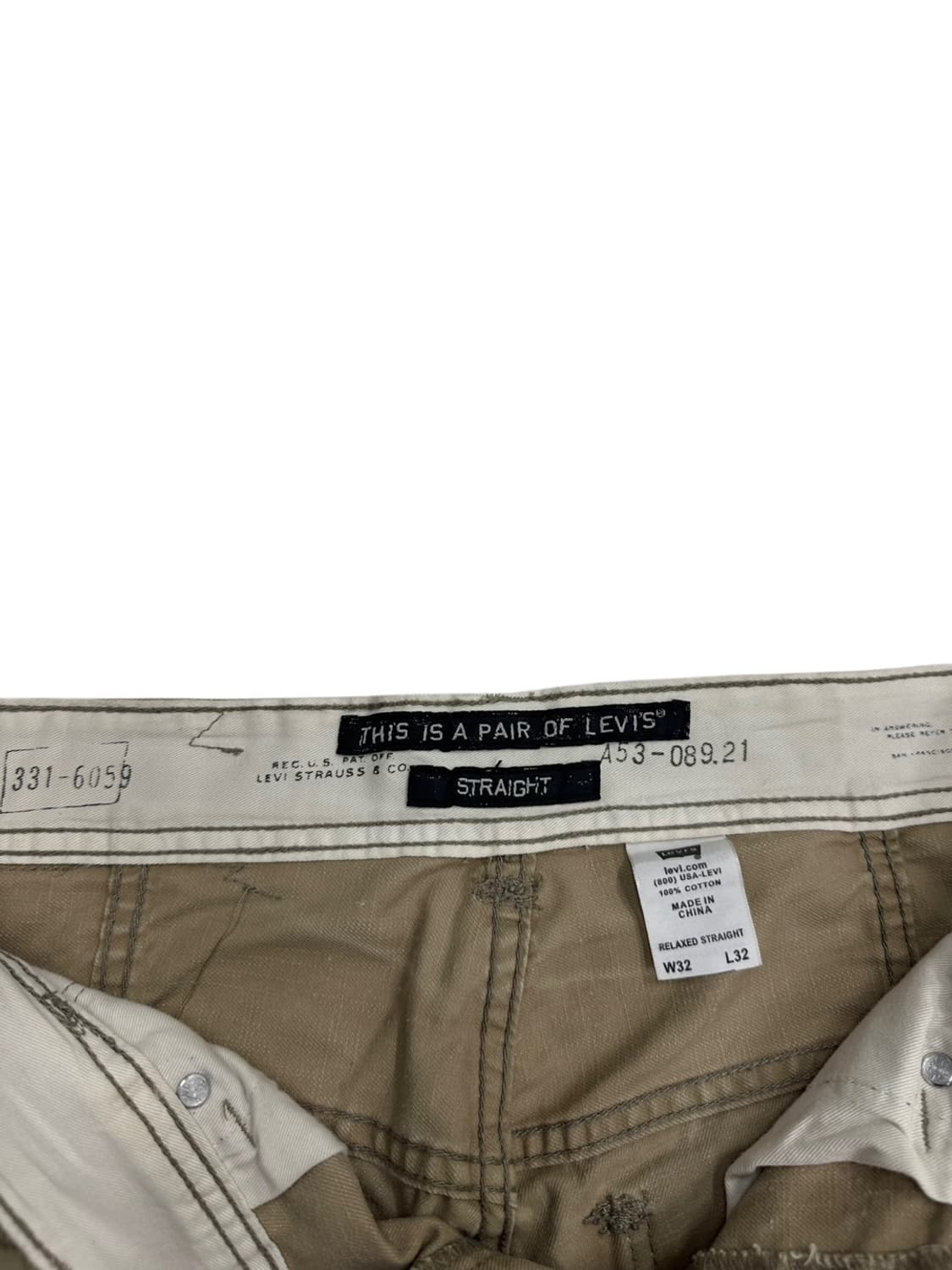 00s 리바이스 릴렉스 스트레이트핏 코튼팬츠 (32)  상품이미지5