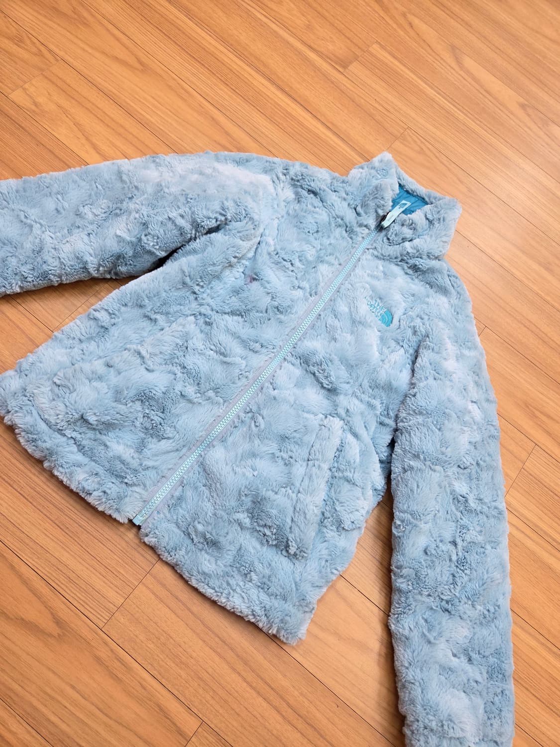 노스페이스 여아용 리버시블 플리스 자켓 S사이즈입니다. 부드러운 플리스  상품이미지1