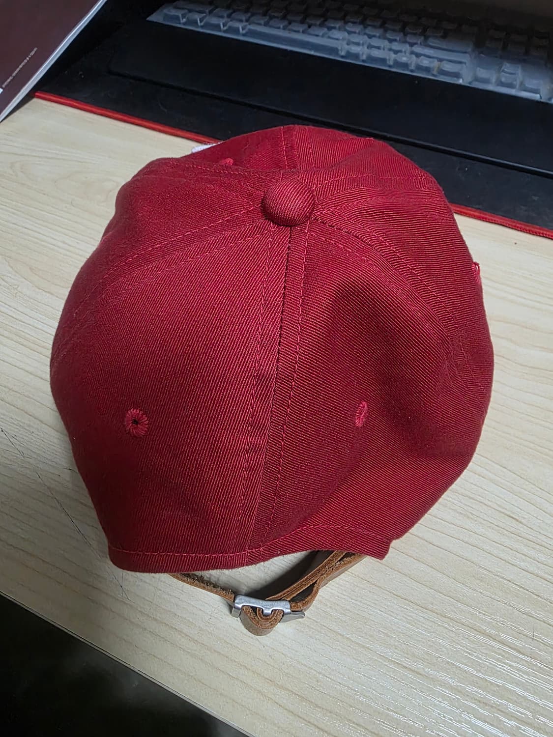 리얼맥코이 볼캡 레드 상품이미지2