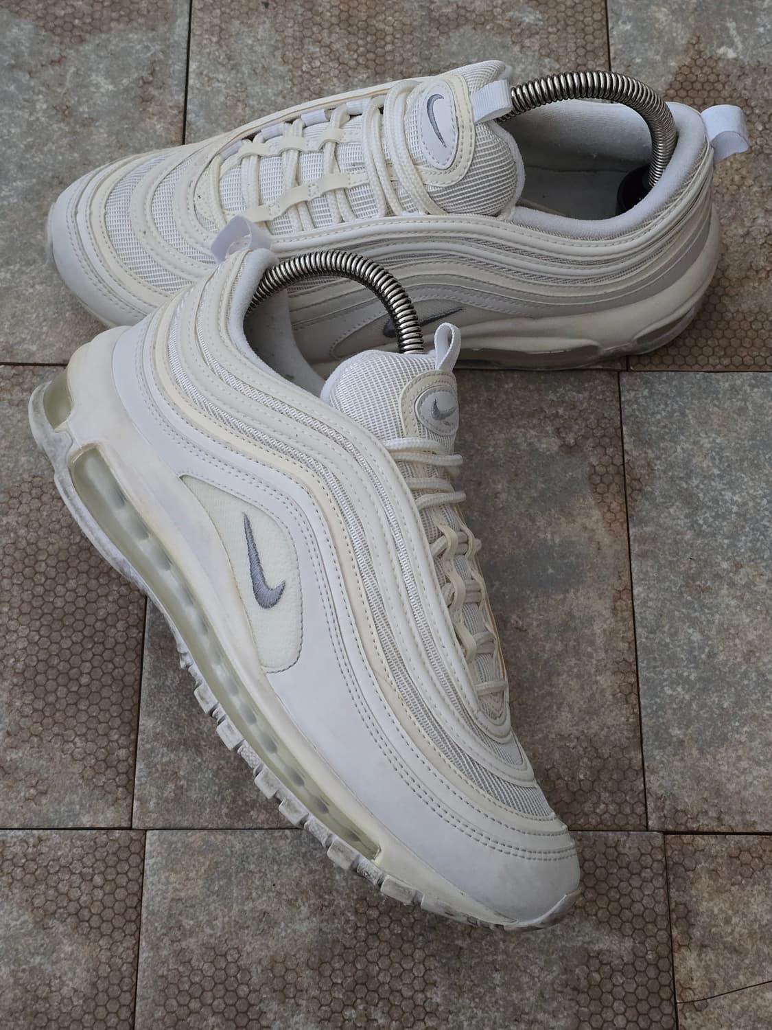 (260)나이키 에어맥스 97 트리플 화이트 상품이미지7