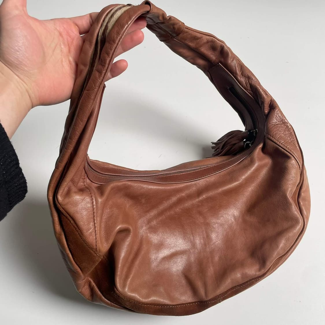 Gianni chiarini 송치 크로와상 백 (italy)   상품이미지5