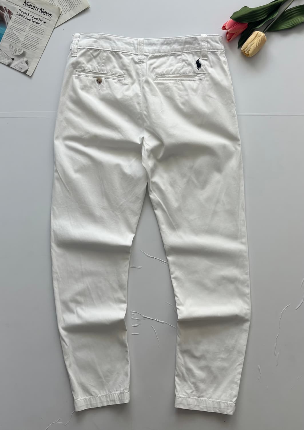 Polo 폴로랄프로렌 화이트 치노 팬츠 상품이미지4