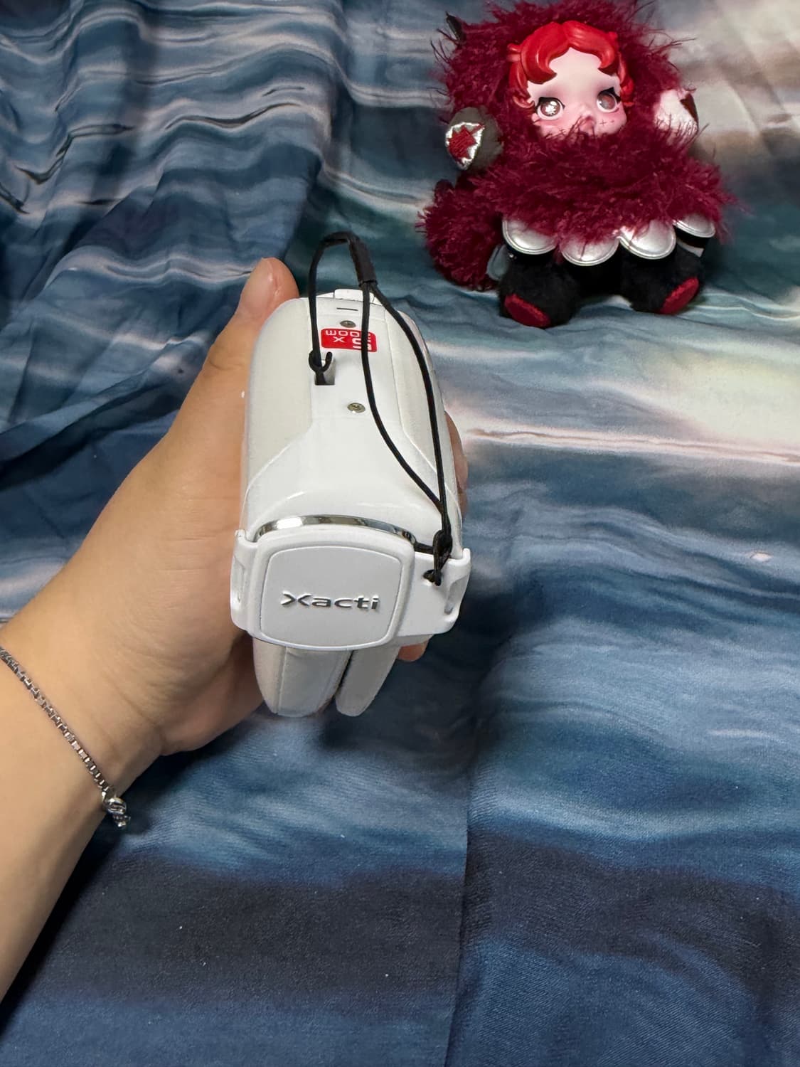 산요 작티 cg9 흰색 디카 캠코더 카메라 초미품 풀박🤍✨ 상품이미지5