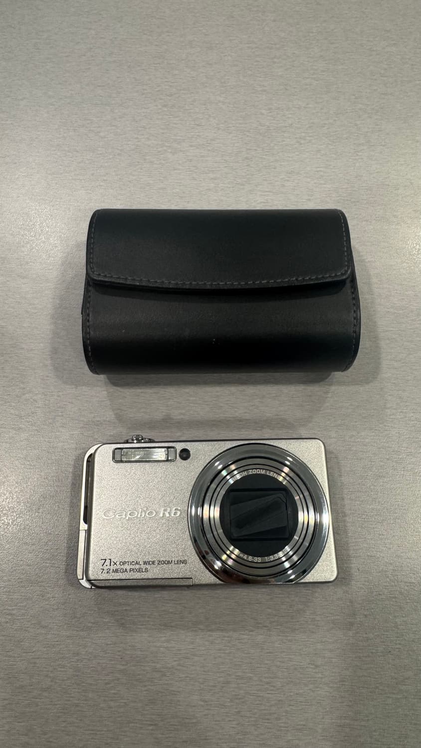 리코 Ricoh R6 실버 판매합니다. 상품이미지1
