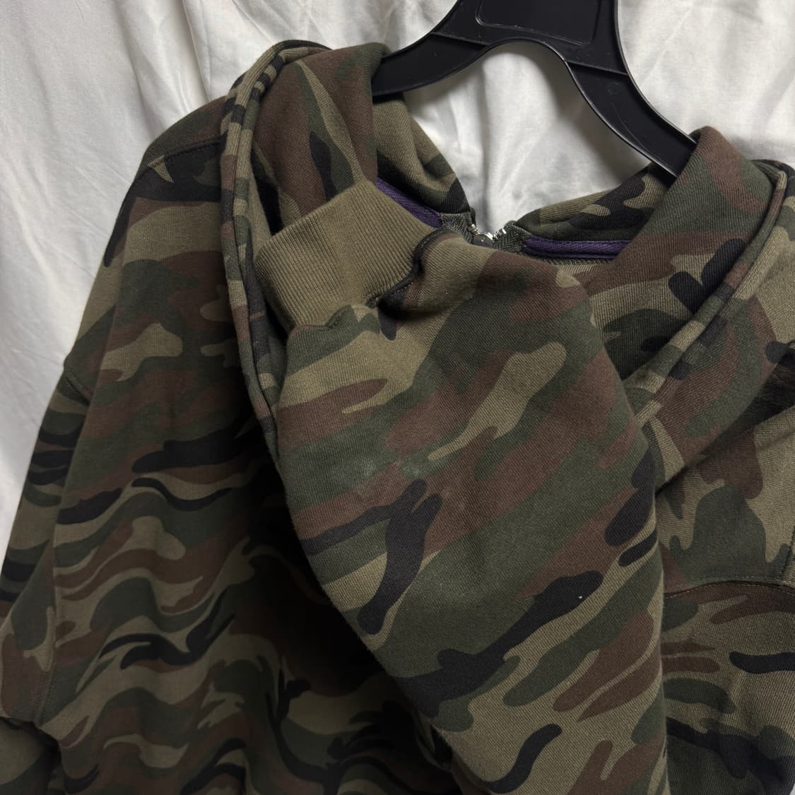 워즈 was 카모 후드집업 1사이즈 상품이미지4